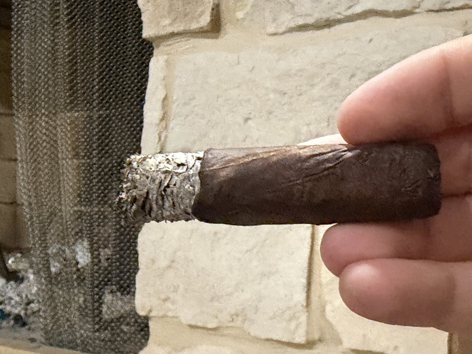 Perez-Carrillo La Historia Doña Elena in the final third with both bands off and about three quarters of an inch of flaky ash